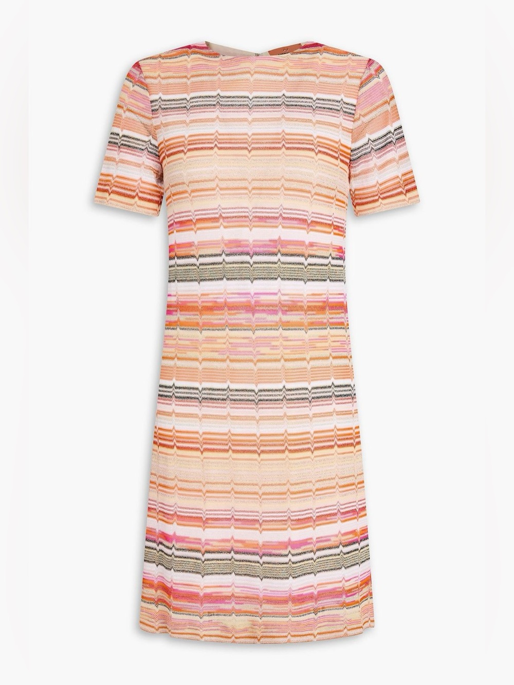 Missoni zigzag metallic mini dress 40